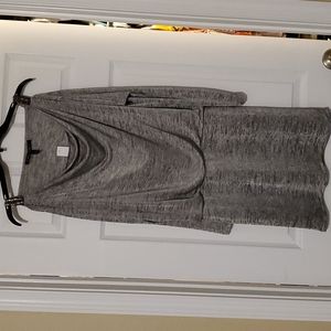 WHBM silver dress size small